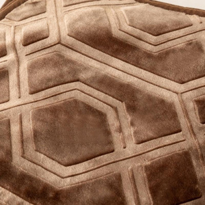 Koc 160 x 200 Akryl Tłoczony Vito Brąz