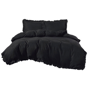 Bedding set 220 x 200 3 pcs with Ruffle Luxury Jowita 01