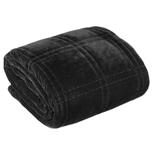 Bedspread 170 x 210 Decorative KRISTIN2 Black