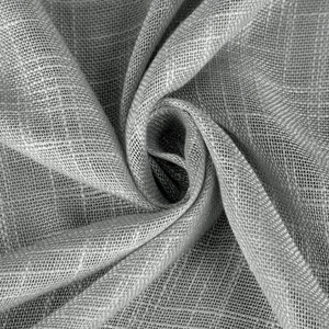 Zasłona 140 x 250 Dekoracyjna Przelotki Liren Sreb