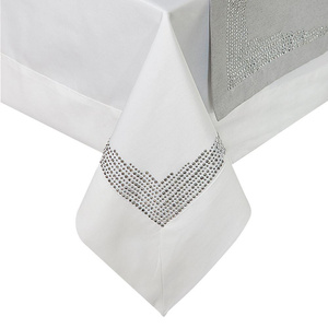 Exclusive Decorative Tablecloth Klara Steel 150 x 260