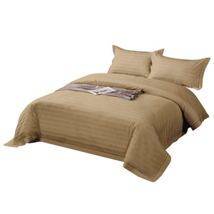 Bedding 160 x 200 3pc Satin Stripes Leon 02