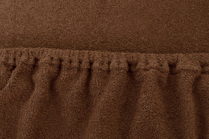 Terry sheet with elastic 045_D Chocolate 180x200