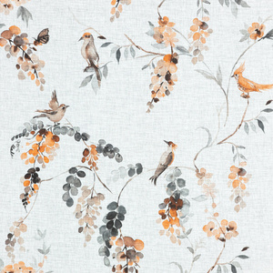 Zasłona 140 x 250 Dekoracyjna Gotowa Riki Bia+Rudy