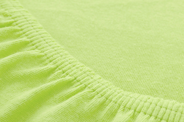 Jersey sheet with elastic 052_D Lime 200x220