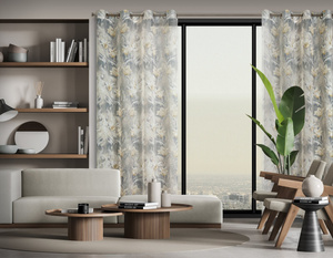 Zasłona 140 x 250 Dekoracyjna Przelotki Ola Srebrn