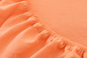 Jersey sheet with elastic 010_D Salmon 140x200