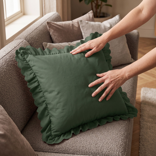 Poszewka 40 x 40 z Falbaną Luxury Jowita 05
