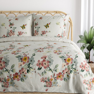 Pościel 160 x 200 3cz Satyna Bawełniana Ella 17