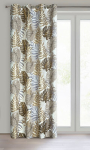 Curtain 140 x 250 Decorative Corfu Splits Brown