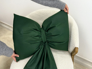 Bow 100 x 60 Cushion Christmas Decoration Decorative Big Bow 03