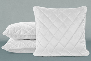 Velvet pillowcase Velvet 28 50 x 50 White