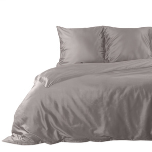 Bedding 220 x 200 3pc Satin Nova3 Ashen