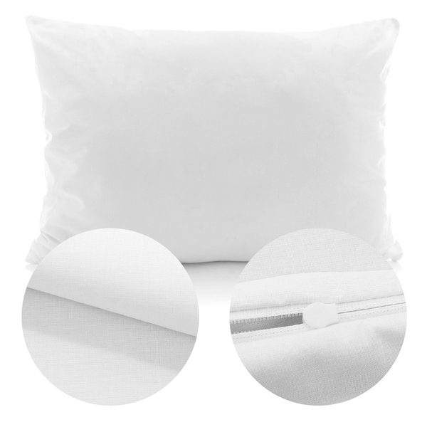 Cotton pillowcase 50 x 70 Uniform Ola White White