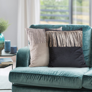 45 x 45 Decorative Velvet Pillowcase Jasper Honey