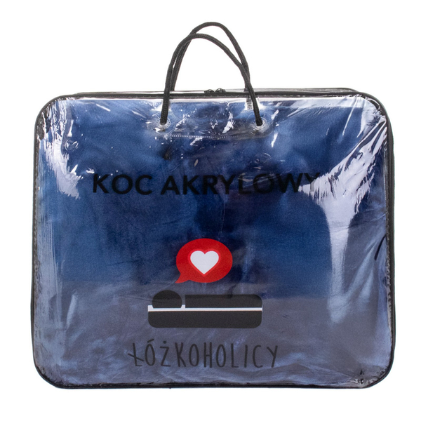 Koc 160 x 200 Akrylowy Jednolity Ciepły Yasemin 09