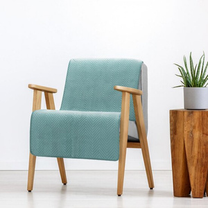 Narzuta 70 x 160 Dekoracyjna Welurowa Sofia Mięta