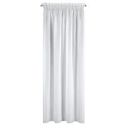 Decorative Curtain Dahlia 140 x 270 Tape White