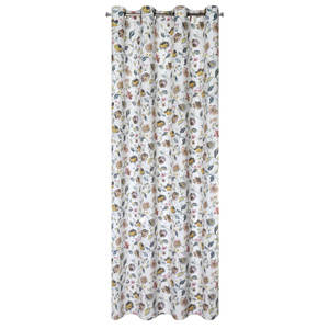 Zasłona 140 x 250 Dekoracyjna Kristal Bia+Sreb