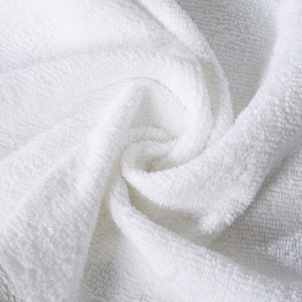 Bath Towel Smooth1 (01) 50 x 90 White