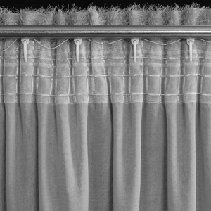 Curtain 140 x 270 Decorative Tape Agis Silver