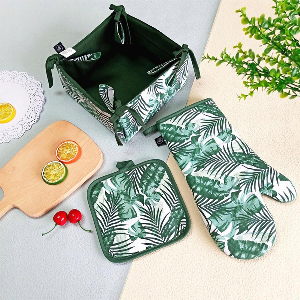 Bread Basket 23 x 23 x 7 Cotton Jungle