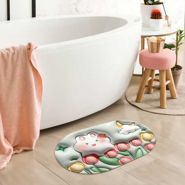 3D anti-slip absorbent bathroom mat Magic 20