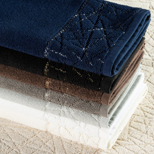 Bathroom Rug 50 x 70 Cotton Nika 04 Brown