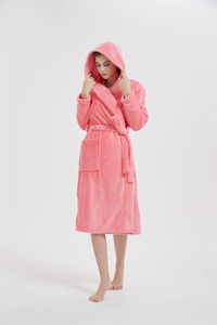 Microfiber Bathrobe with Hood 2XL/3XL Carlo Watermelon