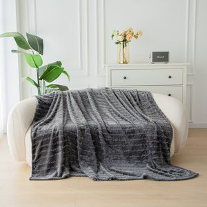 Blanket 200 x 220 Microfiber Embossed Yolanda 02