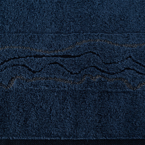 Towel 70 x 140 Bath Frotte Karin 10 Navy Blue
