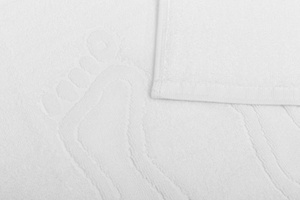 Bathroom rug Sora 50 x 70 01 400 g/m2 White