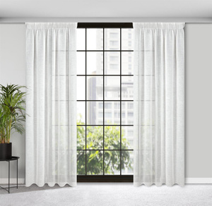 Zasłona 140 x 270 Dekoracyjna Taśma Kelsi Natural