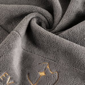 Eva Minge Gaja Bath Towel 30 x 50 Silver