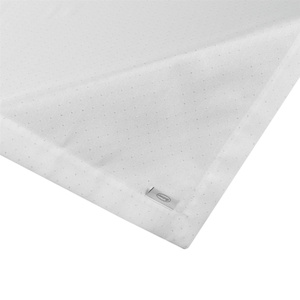 Tablecloth 85 x 85 Decorative Ellen White+Silver