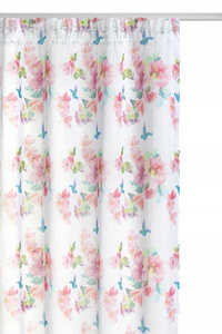 Curtain 140 x 250 Decorative Canaria Tape White