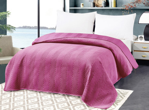 Bedspread 200 x 220 Embossed Velour Marieta 10