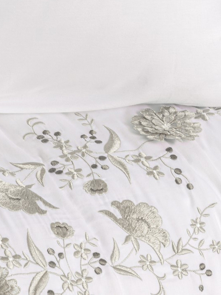 Pościel 200 x 220 6cz Satyna Haftowana 3D Omer 08