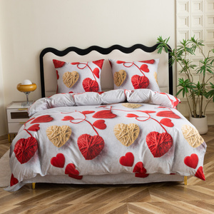 Bedding 160 x 200 3 pcs Satin Maria 3152