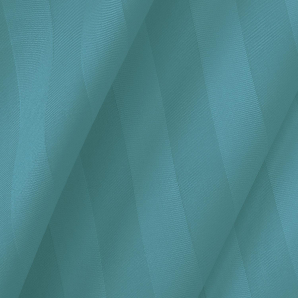 Poszewka 70 x 80 Satyna Bambus STRIPE SEA TURQUO