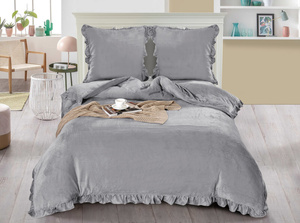 Bedding 200 x 220 3pcs Microfiber Ruffle Erva 2578