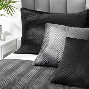 Cushion cover 50 x 70 Decorative Velvet Sofia Black