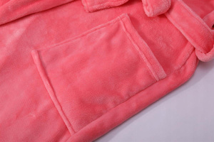 Microfiber Bathrobe with Hood 2XL/3XL Carlo Watermelon