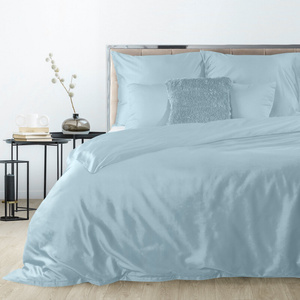 Bedding 180 x 200 3pc Satin Nova3 Blue