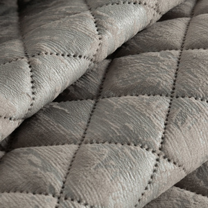 Bedspread 220 x 240 Quilted Velvet Blink3 Beige+Silver