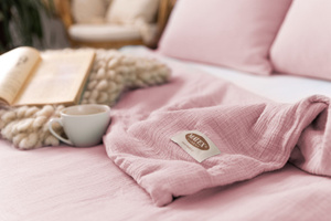 Bedding 160 x 200 3pc Cotton Muslin 12