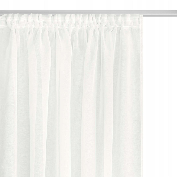 Curtain 300 x 270 Decorative Celia Tape White