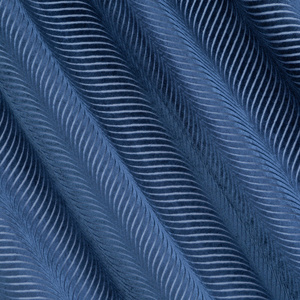 Velvet Lussi Curtain 140 x 250 Spillover Navy Blue