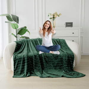 Blanket 200 x 220 Microfiber Embossed Yolanda 01