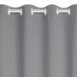 Curtain 140 x 250 Blackout Hold Hold Hold Hold Silver